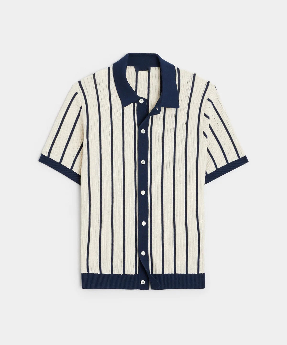 New Summer Men's Striped Knit Polo Shirts Fashion Patchwork Short Sleeve Turn Down Collar Smart Casual Polos Men Knitted Tops