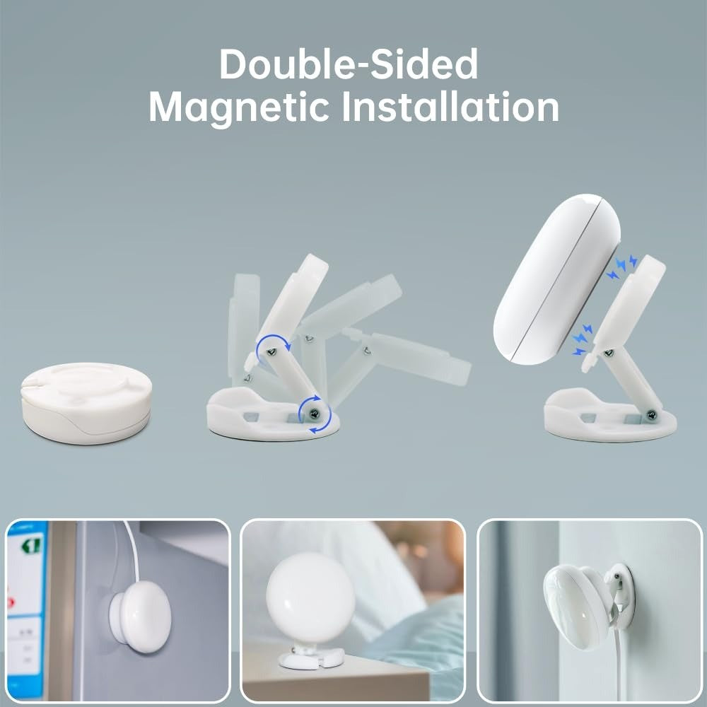 LinknLink Smart Home Bridge Sensor de Presença de Emoções, Sensor de Movimento Inteligente WiFi com Radar mmWave, IR, Funciona com Alexa e Google Home
