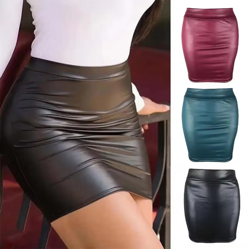Women Summer Mini Skirts High-waist Slim Fittness Hip Pencil Skirts Vintage Body