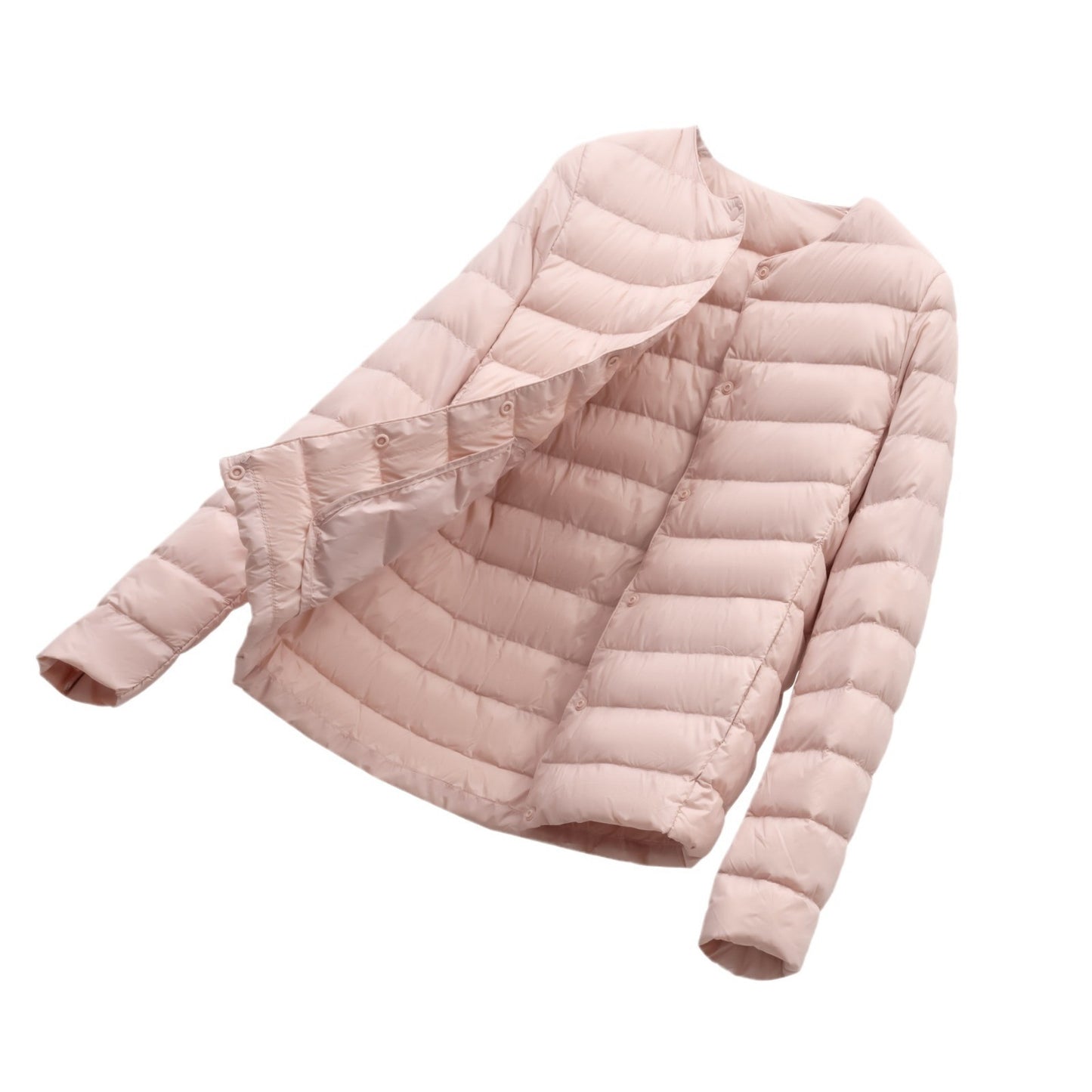 12 Colors Women Long Sleeves 90% White Duck Down Female Slim Warm Inner Ultra Lightweight Packable Ski Jacket Down Liner Jackets