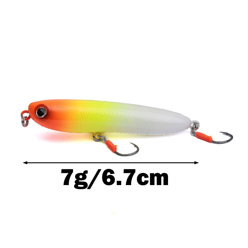Isca de Pesca Flutuante OUTKIT Pencil StickBait 7g Wobblers Iscas Topwater Crankbait Artificiais para Arremesso Longo Hard Bait