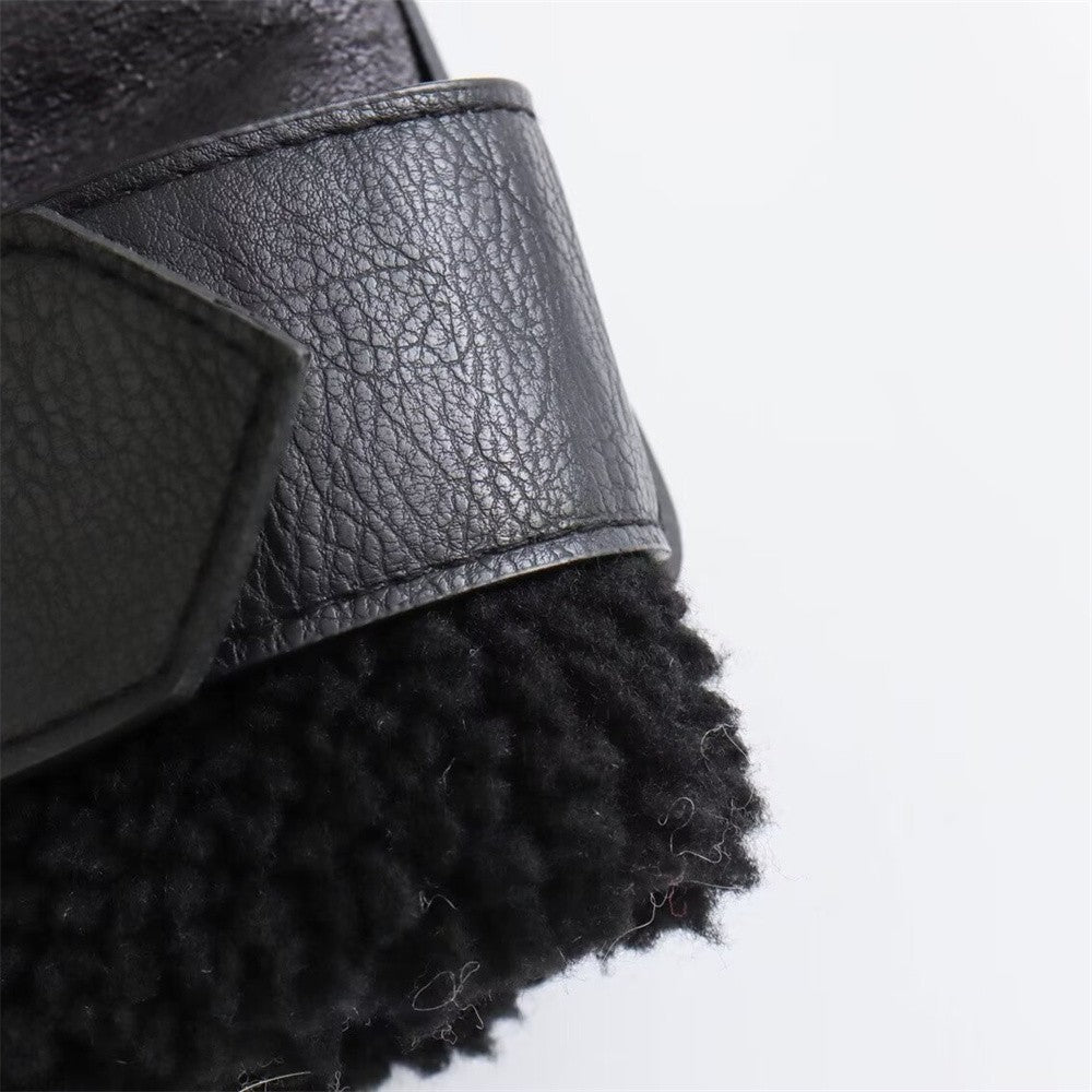 Autumn New Women's European and American Style Loose Fashion with Belt Double sided Collar Jacket Coat