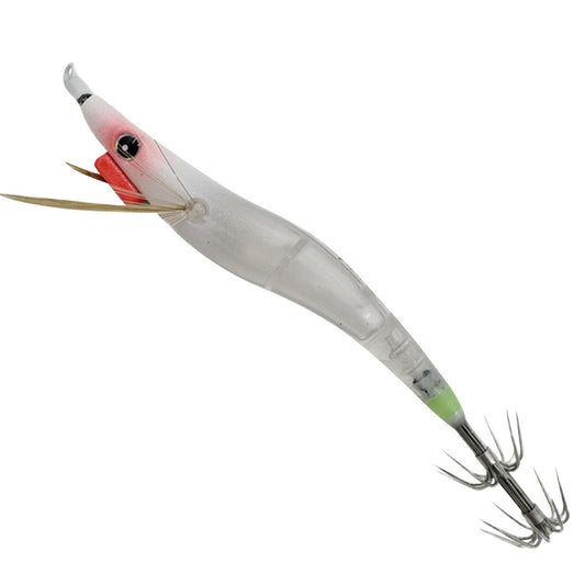 Luminous Lure Octopus Cuttlefish Fishing Bait Simulation with Squid Jig Hook Lure Hook Fishing Tackles Wood Shrimp Squid Lures