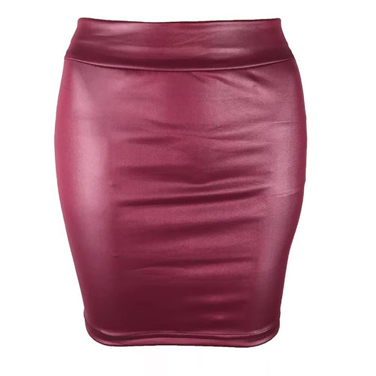 Women Summer Mini Skirts High-waist Slim Fittness Hip Pencil Skirts Vintage Body