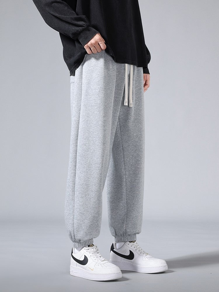 Men's Jogger Cotton/Polyester Sweatpants Big Size 8XL 7XL 6XL Sports Baggy Pants Sting Banding  Hip Hop Loose Harem Trousers