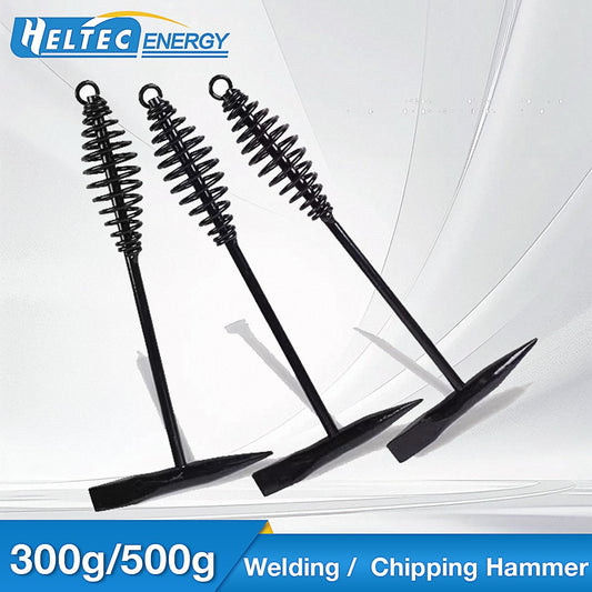 Welding Slag Hammer High Carbon Steel Electrician's Hammer Welder Chipping Hammer with Spring Handle Derusting Tool