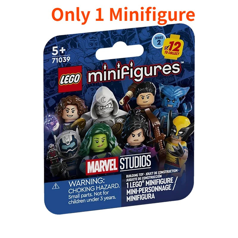 (1Piece Randomly,Only 1 Figure) LEGO Minifigures 71039 Marvel Series 1 of 12 Iconic Disney+ Characters To Collect Gift