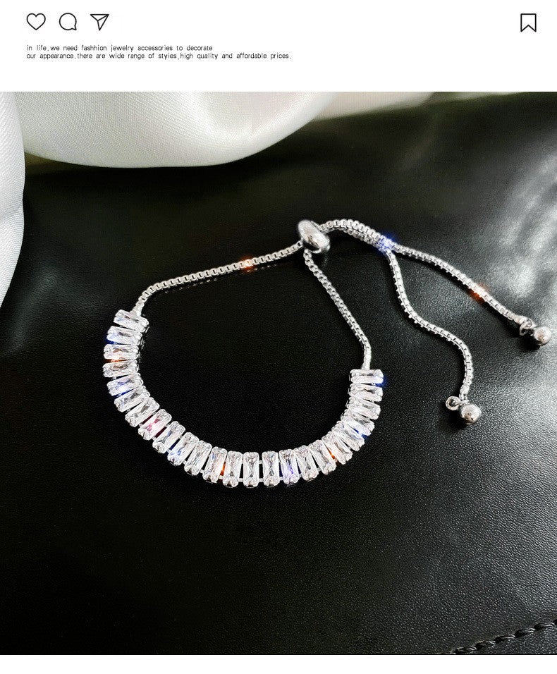 Pulseira de aço inoxidável cheia de strass para mulheres 2022, nova, designer, luxuosa, brilhante, zircônia, ajustável, joia, presente