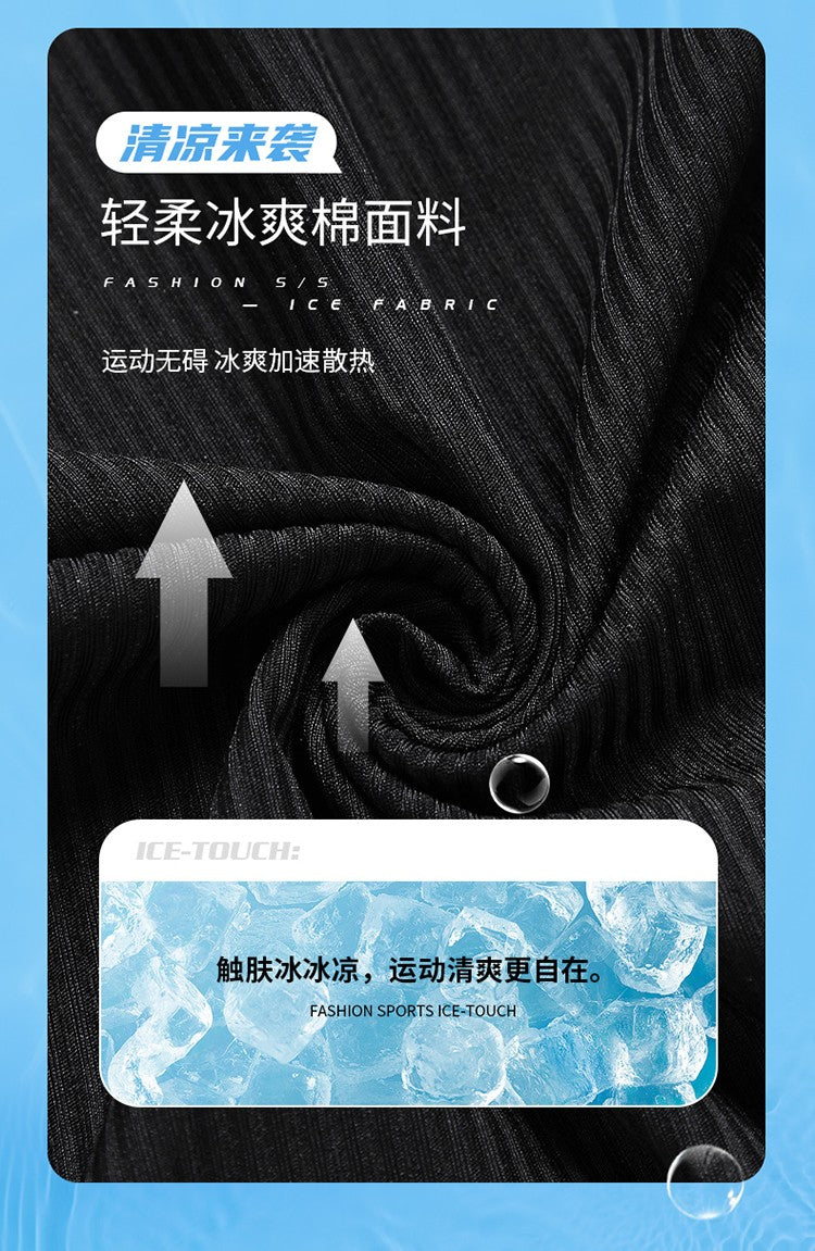 Ice Silk Shirts Man Short Sleeve Top Male Quick Dry Cool Classic Big Size 5XL 6XL 7XL 8XL Large Plus Loose Summer Social Blouse