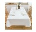 white tablecloth home dinner party oversized table cover wedding banquet outdoor party cover hotel decoration tablecloths