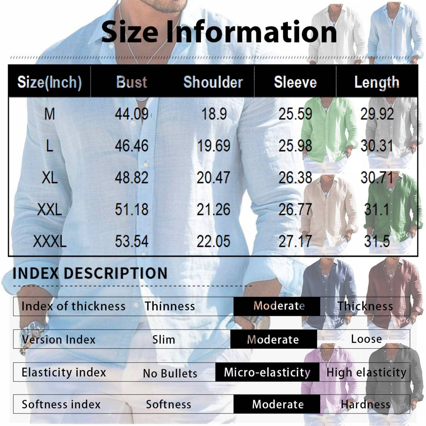 Men's tops long sleeve new style shirt cotton linen cool solid color loose lapel casual beach style cardigan spring and summer