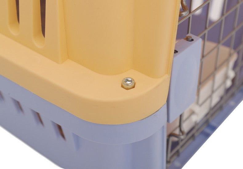 HOOPRT Pet United Airlines Caixa de transporte aéreo pode ser despachada Caixa de gato portátil para carro, caixa para cães pequenos para transporte aéreo, gaiola para gatos