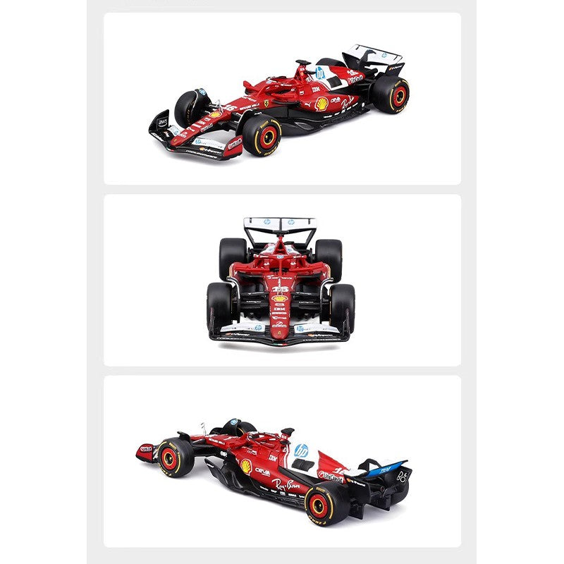 In Stock New 2025 Bburago F1 1:43 Ferrari Sf25 #44 #16 Alloy Miniature Diecast Model Formula Racing Toy F1 Car Ornament Gift