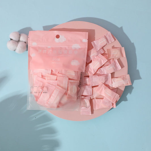 Bathroom Compressed Towel Disposable Capsules Towels Magic Face Care Tablet Non Woven Travel Portable Cloth Wipes Paper Tissue