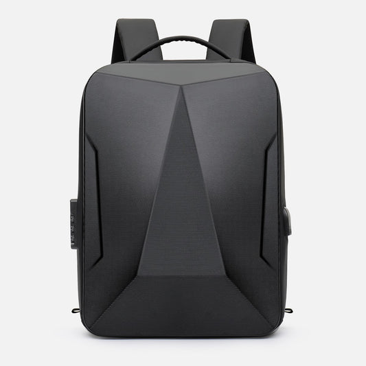 Men's Expandable Computer Backpack Large Capacity Business Travel Trip Luggage Bag E-Sports Game Hard Shell Backpack