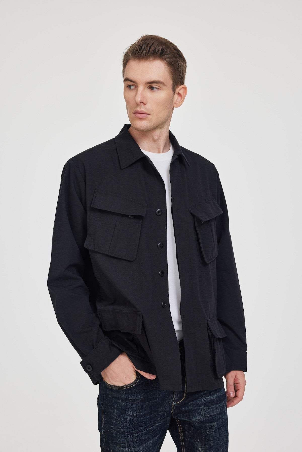 Og 107 ripstop slant pocket jungle fatigue m65 field women m43 Cargo m51 air force army coat cotton utility Bdu jacket for men