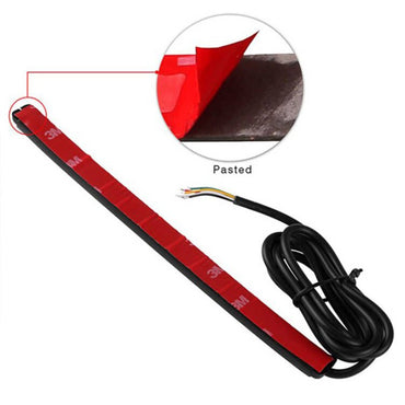 1pc LED Motorcycle Decorative Lights Strip Light 48SMD Motorbike Tail Brake Stop Turn Signal Strip Stop Light General Fashion