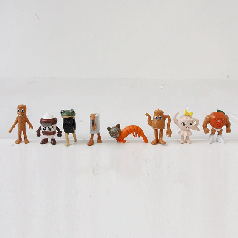 8/24 Peças Conjunto de Bonecos de Ação Fun Italian Brainrot Tung Tung Sahur Tralalero Tralala Bombardino Crocodilo Modelo de Brinquedo Presentes