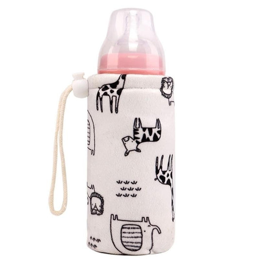 J15U Baby Bottle Bag for Pram Travel Outdoor Baby Feeding Bottle Holder Washable Bottle Thermal Milk Bottle Warmer
