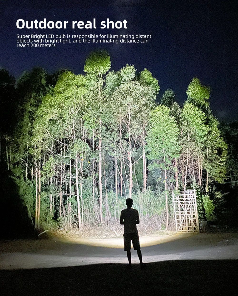 10000 Lumens Mini Powerful Led Flashlight XHP50 Built in Battery 3 Modes Usb Rechargeable Flash Light Torch Lamp Flashlights