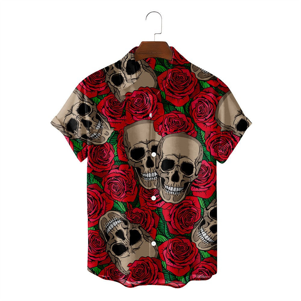 Summer short-sleeved Shirt 2024 New Fashion Cool Printed Beach Casual Hawaiian Vacation Trend men's Cardigan Top Breathable