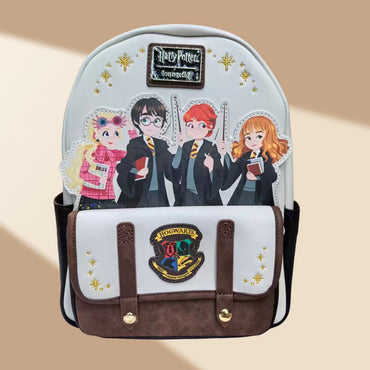 Harry Potter Backpack Pottered Womens Double Strap Shoulder Bag Purse Backpack Children'S Leisure Bag Gift