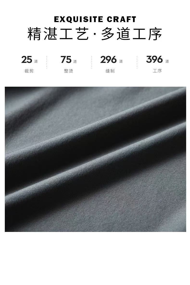 2025 Spring and Summer New Men's Casual Suit Light and Thin Elastic Middle aged Anti Wrinkle and Non Ironing Suit Coat Sunscreen