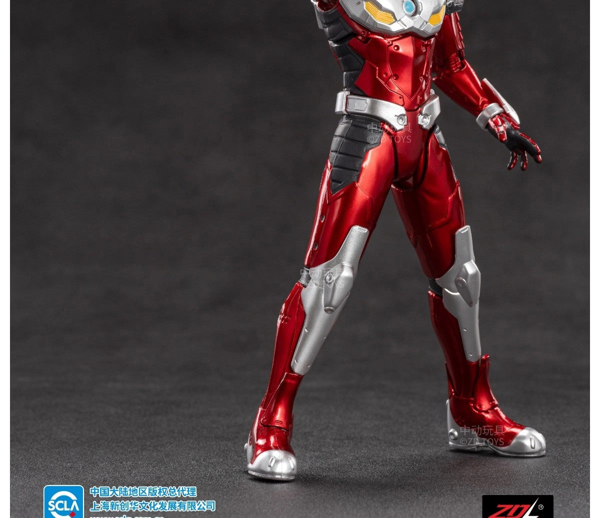 Boneco Articulado Ultraman ZD Toys Kotaro Higashi Terno Zero Terno Tiga Terno Ace Ultra Seven Ultraman Jack Modelo Colecionável Adulto