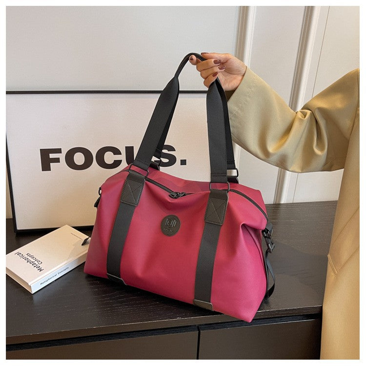 Travel bag Men's and women's tote bag Large capacity travel duffel Yoga exercise Oxford cloth waterproof fitness bag