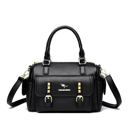 Luxury Designer Soft Pu Leather Shoulder Crossbody Messenger Bags for Women 2026 High Quality Casual Ladies Purses and Handbags