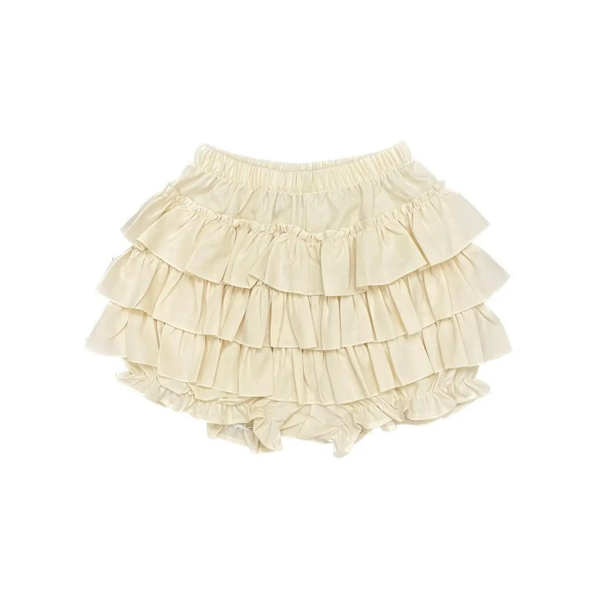 Mini Skirt Cute Sexy Balletcore Elastic High Waist Ball Gown Ruffle Patchwork Lo