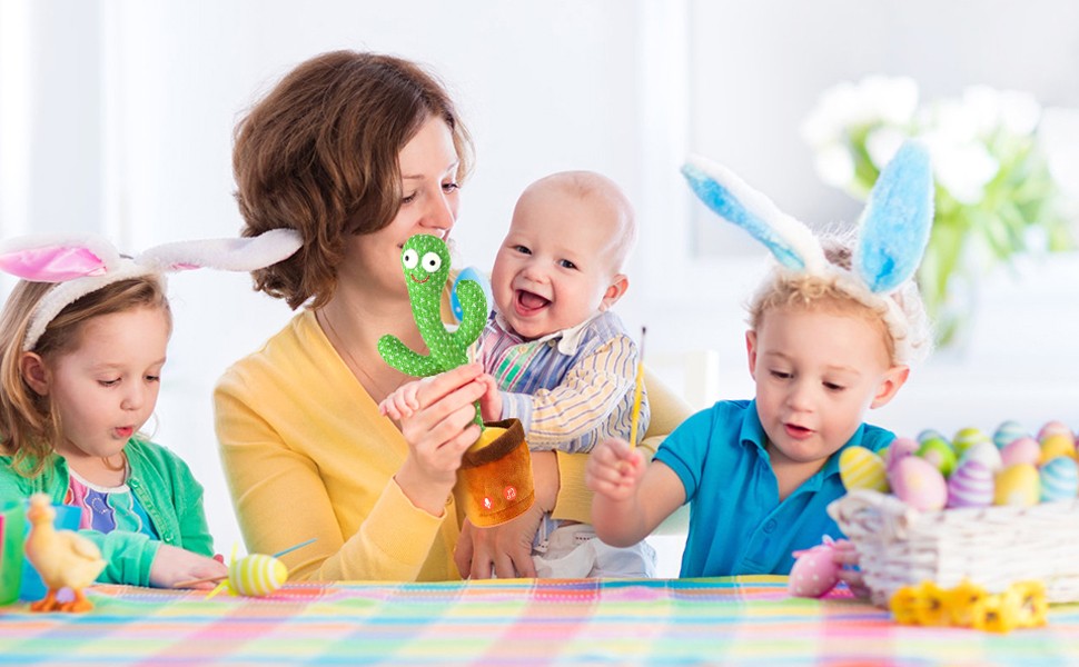 Talking, Recording ,Dancing Cactus Toys, Children's Electronic Plush Cactus Toys, 120 Songs, Children's Birthday Gifts