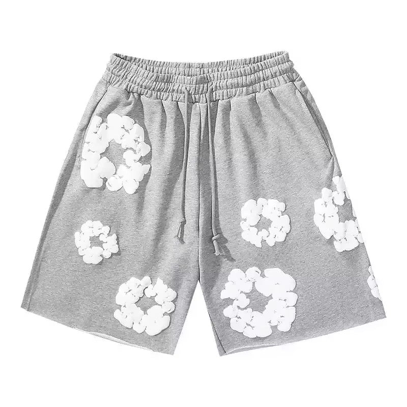 Summer Fashion Pants Men Women Clothes America Kapok Floral Pants Breathable Quick-Drying Best Trendy Daily Casual Shorts