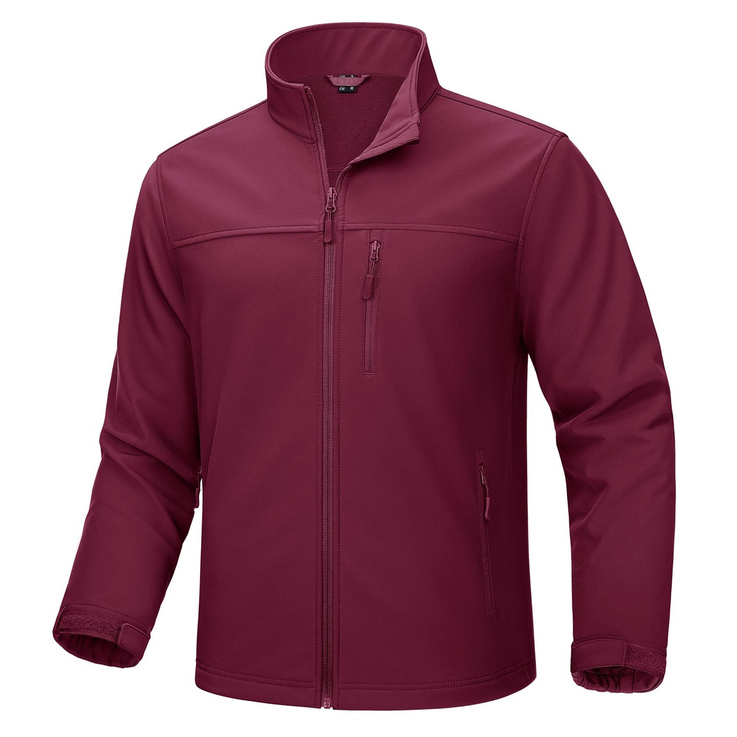 TACVASEN Waterproof Softshell Jackets Mens Winter Fleece Lined Work Jackets Zipper Pocket Outdoor Jacket Male Windbreaker