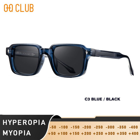 O-Q CLUB Retro Fashion Womens Sunglasses Man Square UV400 Women's Sun Glasses Men Lunette Sunglass Luxury Eyewear Lenses Woman