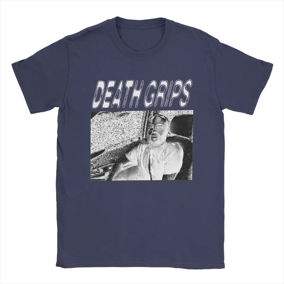 Men's Death Grips T Shirt Cotton Tops Hipster Short Sleeve Round Neck Tee Shirt Printing T-Shirts