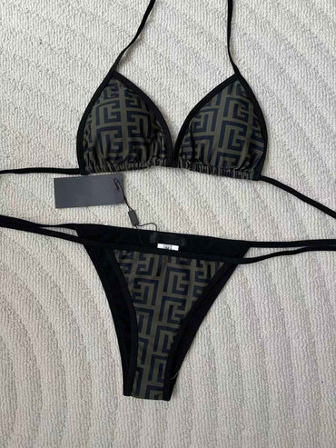 Fashion Design Women's Swimsuits Outdoor Conservative Bikini Sets Beach Sexy Slim-fit Luxury Print Camisole One-pieces Swimsuits