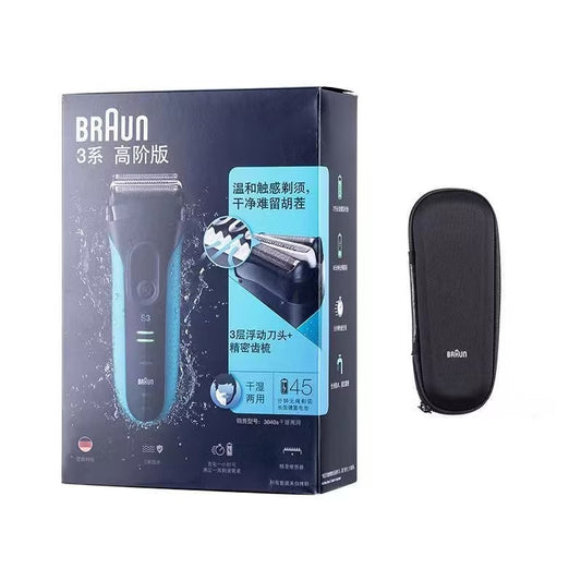 Braun Electric Shaver 3 Series ProSkin 3040S 3010S Reciprocating Shaver For Men Shaving Machine With Trimmer 100-240v
