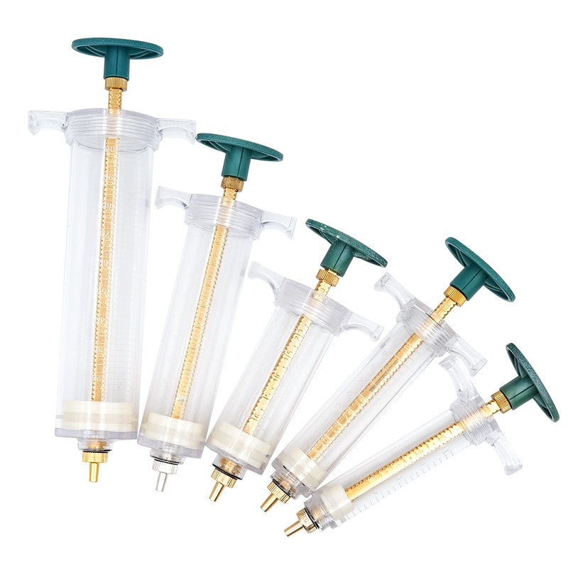 Seringa de Alimentação para Filhotes de Papagaio e Pombo 10/20/30/50/100ml Injeção Veterinária Contínua Alimentador de Pássaros Mistura de Silicone