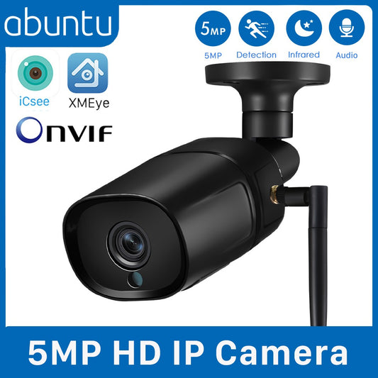 Abuntu 5MP HD IP Camera H.265 4MP Audio CCTV Security Camera ONVIF AI Human Detection Wifi Surveillance Camera ICSEE APP/XMeye