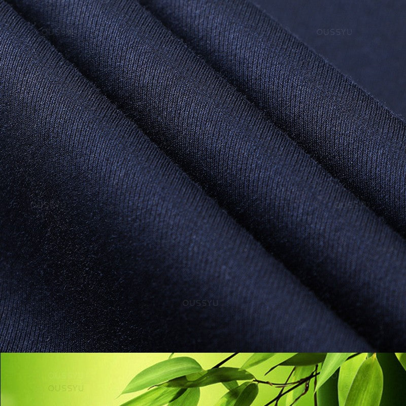 Spring Summer High Quality Luxury Straight Business Suit Pants Men Bamboo Fiber Designer Elegant Casual Long Formal Trouser Male