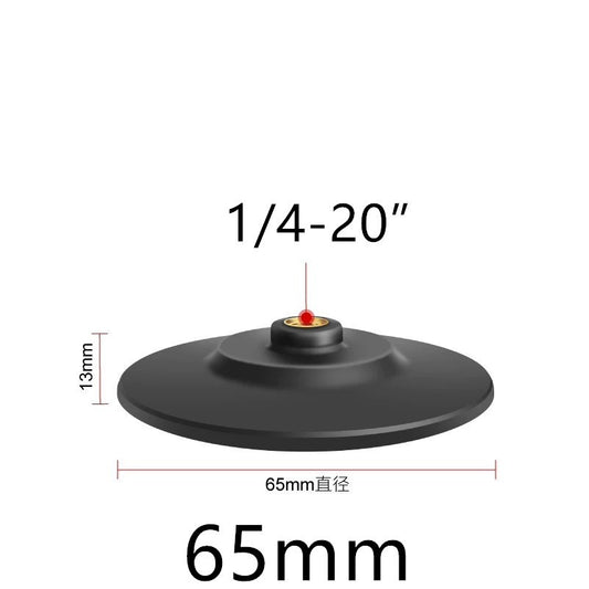 1/4 Inch Screw Mount or 1/4" Internal Screw Adapter Car Dashboard Round Plate Adhesive Tape for Gopro GPS Camera Smartphones