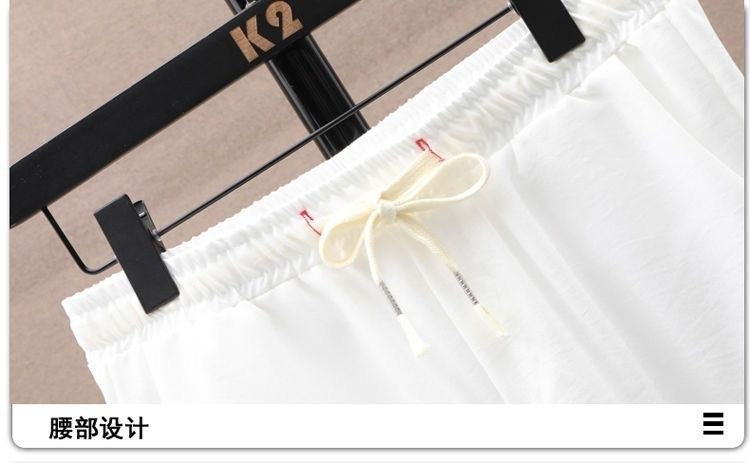 Summer New Fashion Solid Color Breathable Cotton and Linen Suit Men's Leisure Loose Sports Large Size High-Grade Two-Piece Set