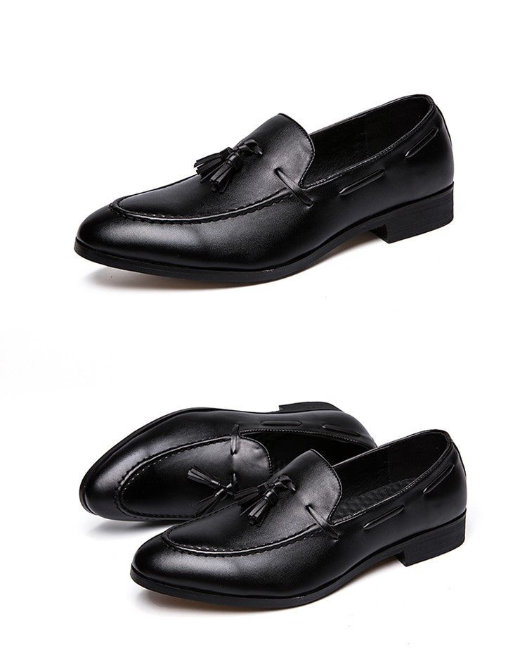 Social Shoe Male High Quality Formal Leather Shoes Men Casual Tassels Business Loafers For Man Dress Shoes Comfortable