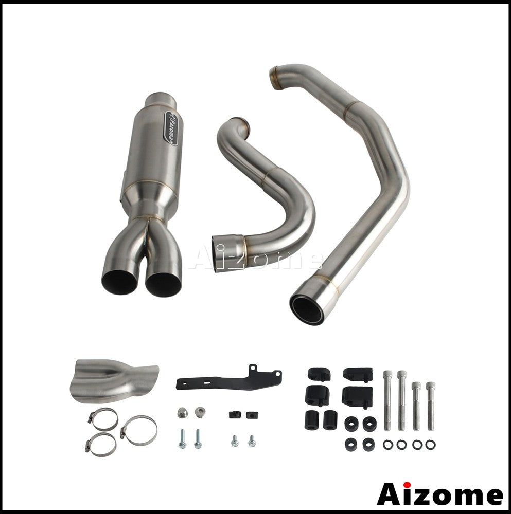 Slip On For Harley Road Glide FLTRU FLTRX FLTRXS FLTRK FLTRXST FLTRXP FLTRXSTSE 17+ Motorcycle Exhaust Modified Muffler Escape
