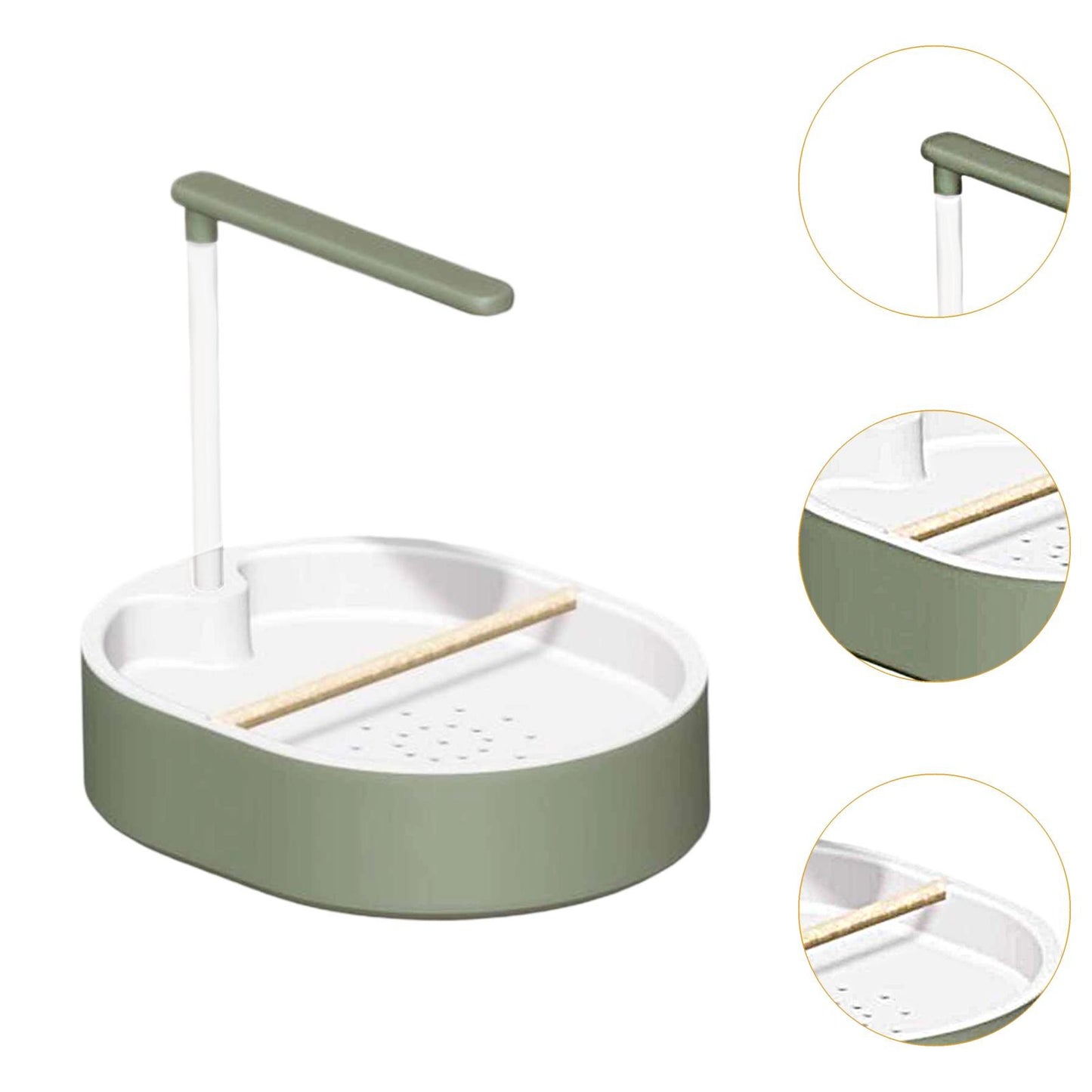 Banheira Automática para Pássaros com Água Corrente Caixa de Chuveiro Elétrica USB para Pássaros, Calopsitas e Furões