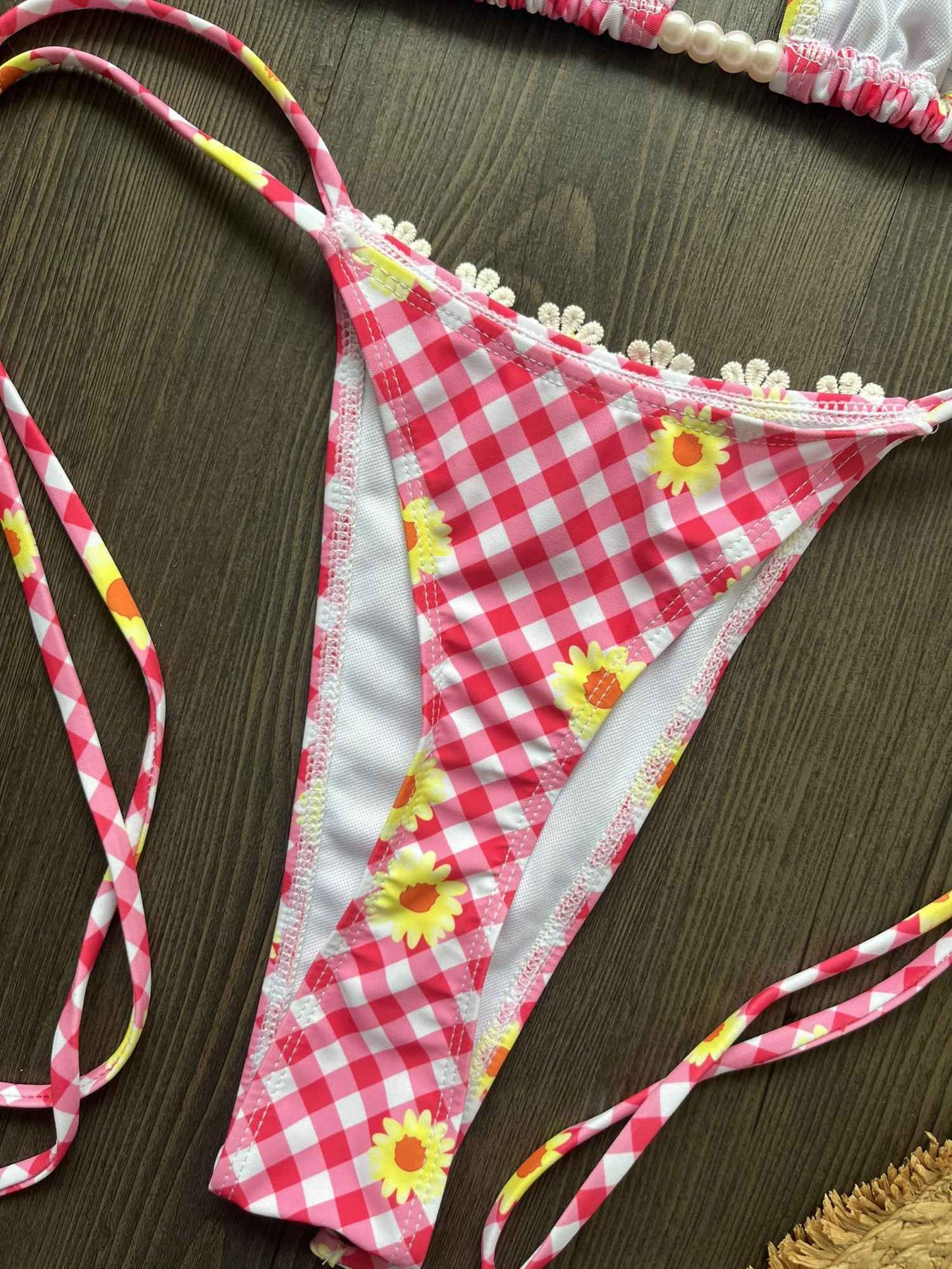 Micro Bikinis 2025 Sexy Women Swimsuit Swimwear Female Thong Bikini Set Biquini Bathing Suit Print Swimming Suits Beachwear