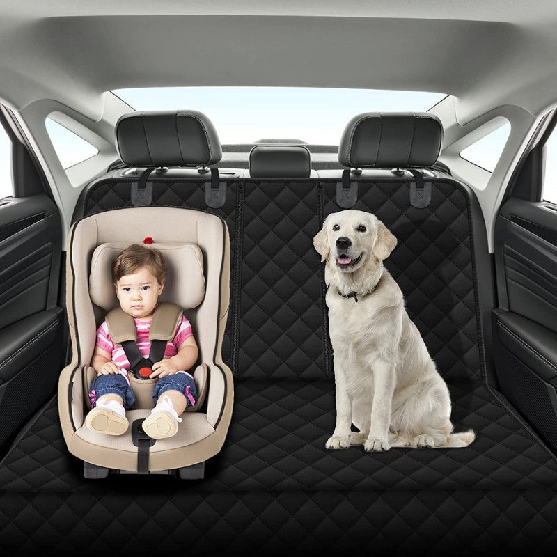 Capa de Assento de Carro para Cachorro Impermeável Transportador de Pet para Viagem Rede para Cães Pequenos Médios Grandes Tapete de Segurança para Banco Traseiro do Carro