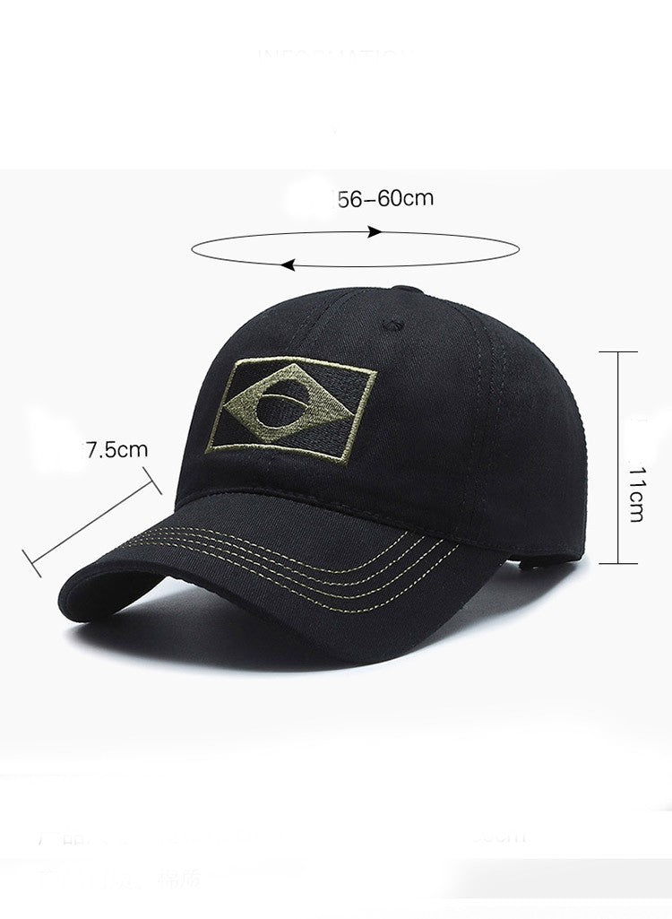 Outdoor Sports Baseball Cap Men'S Camouflage Cap, Middle And Young Men'S Casual Sun Protection Hat Brazilian Hat