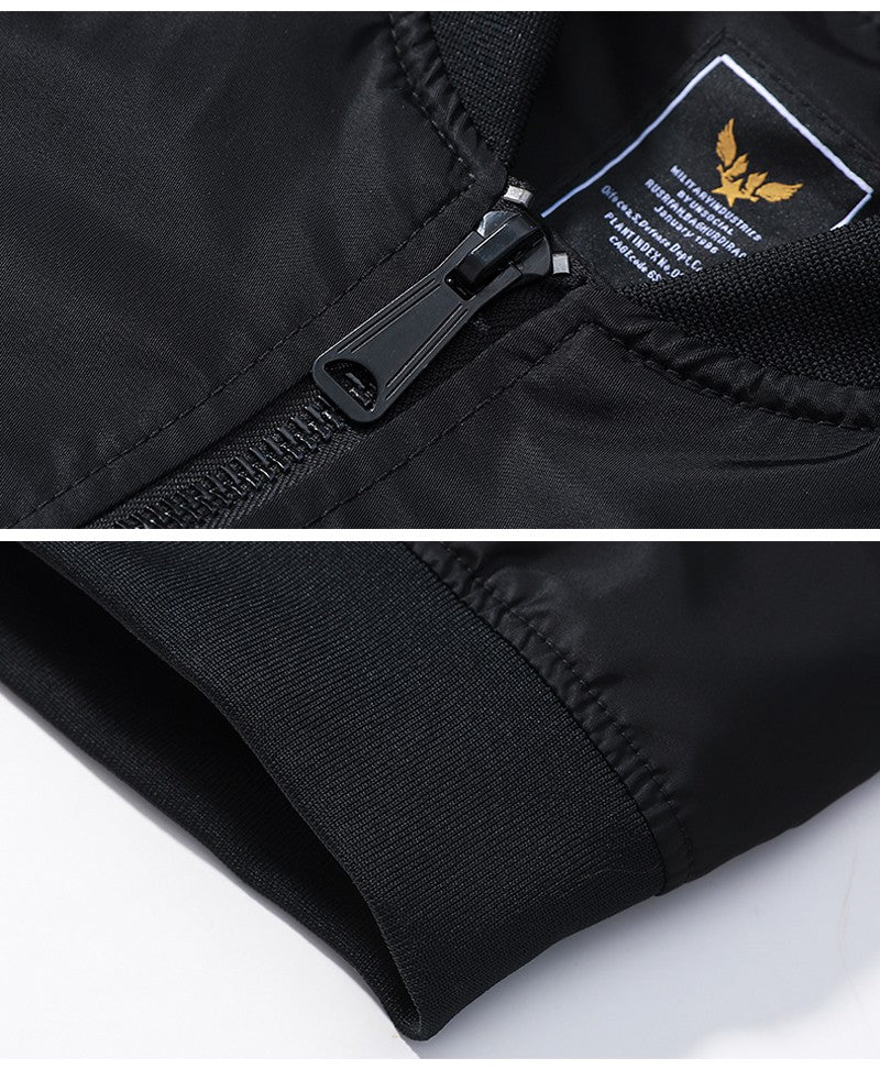 Bomber Jacket Men Winter Autumn College Camouflage Jackets Men Motorcycle Coat Windproof Army Pilot Military Jacket Streetwear